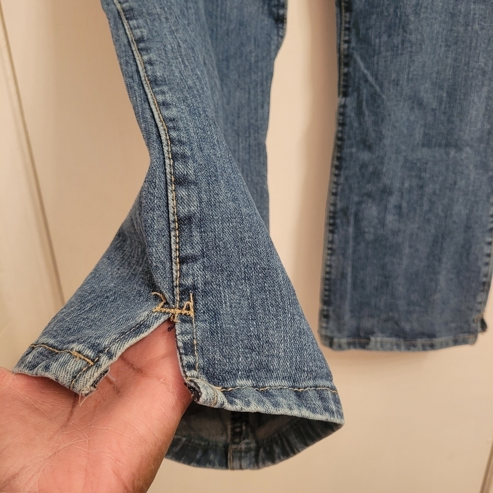 Wrangler Cowgirl Cut Classic Blue Denim Women's Jeans 11/12X32 western rodeo - Picture 6 of 16